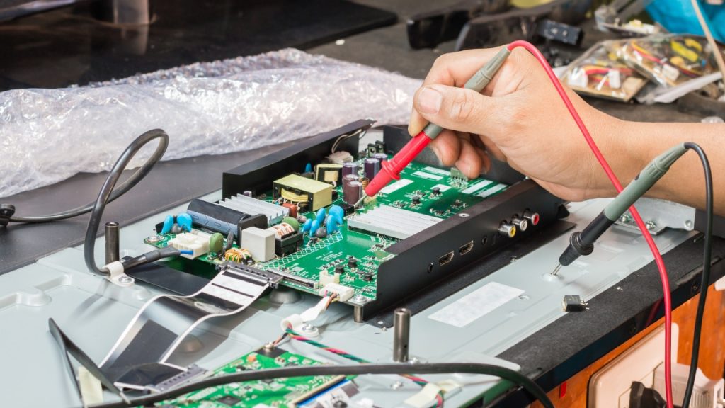 LED TV repair diagnostic work