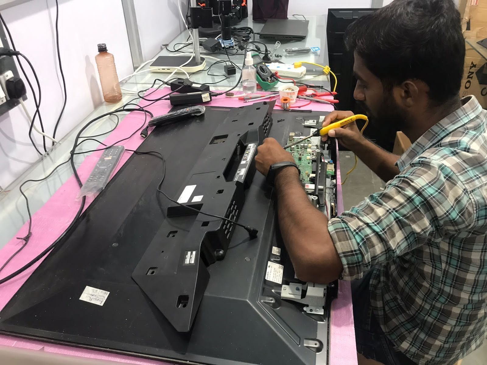 LCD TV repair and diagnosis